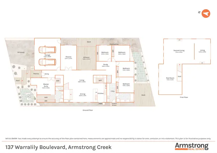 Floorplan of Homely house listing, 137 Warralily Boulevard, Armstrong Creek VIC 3217