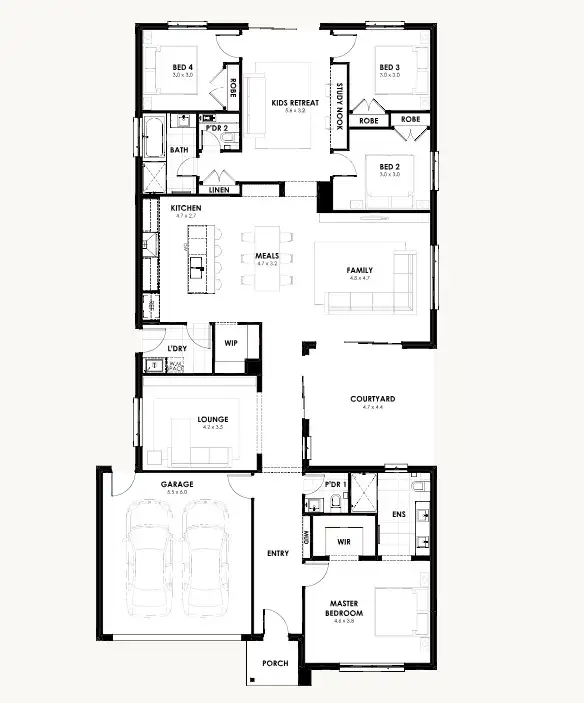 Floorplan of Homely house listing, Lot 1917 Matilda Circuit, Lara VIC 3212