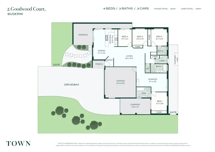 Floorplan of Homely house listing, 2 Goodwood Court, Buderim QLD 4556