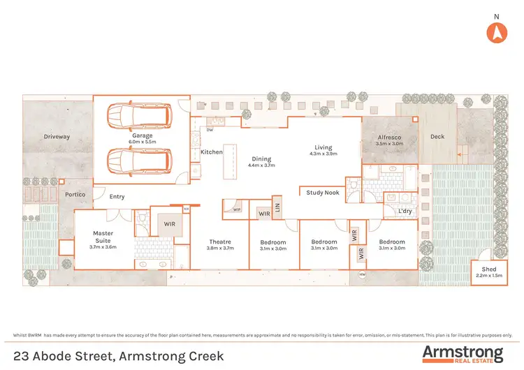 Floorplan of Homely house listing, 23 Abode Street, Armstrong Creek VIC 3217