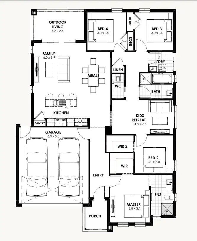 Floorplan of Homely house listing, Lot 5346 Electric Avenue, Mount Duneed VIC 3217