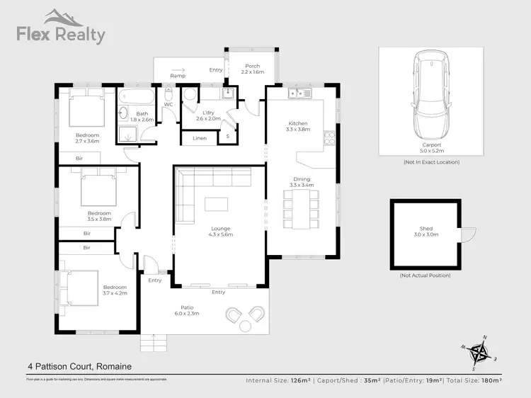 Floorplan of Homely house listing, 4 Pattison Court, Romaine TAS 7320