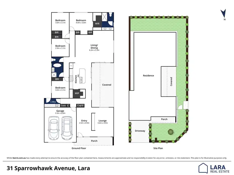 Floorplan of Homely house listing, 31 Sparrowhawk Avenue, Lara VIC 3212
