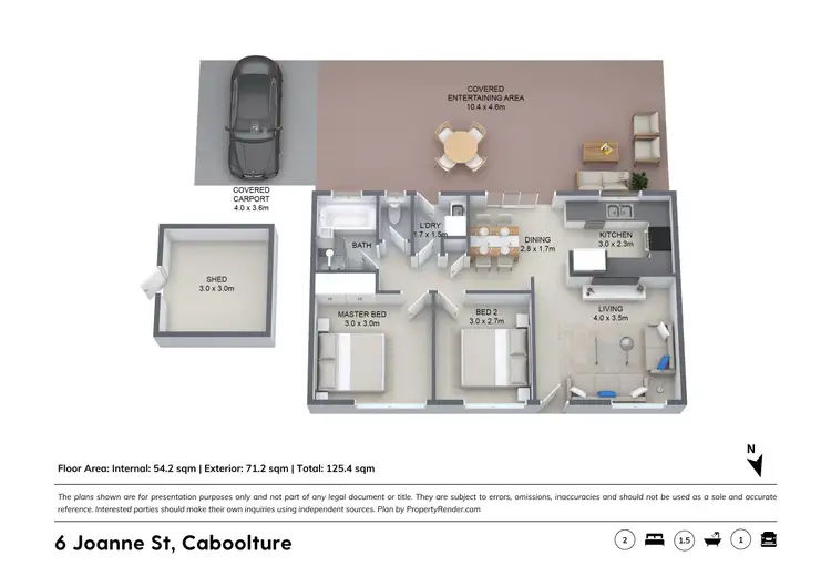 Floorplan of Homely house listing, 6 Joanne Street, Caboolture QLD 4510