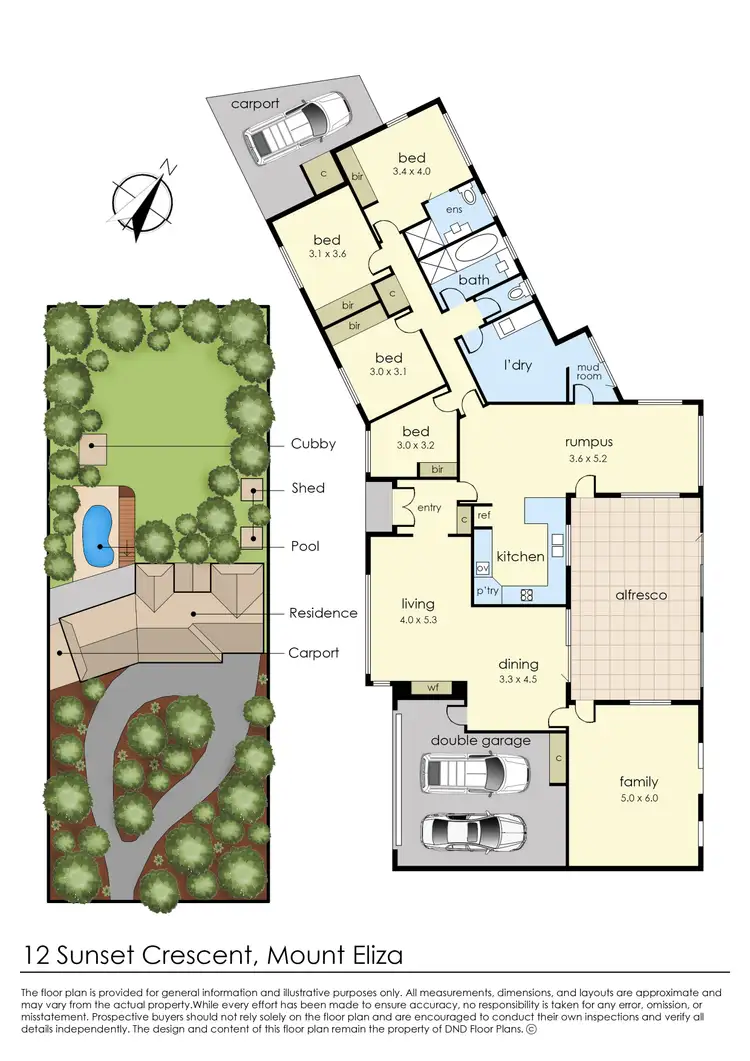 Floorplan of Homely house listing, 12 Sunset Crescent, Mount Eliza VIC 3930