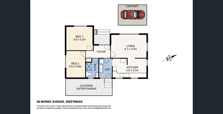 Floorplan of Homely house listing, 28 MOREE AVENUE, Westmead NSW 2145