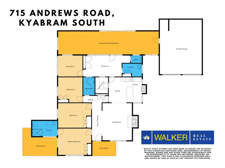 Floorplan of Homely house listing, 715 Andrews Road, Kyabram South VIC 3620