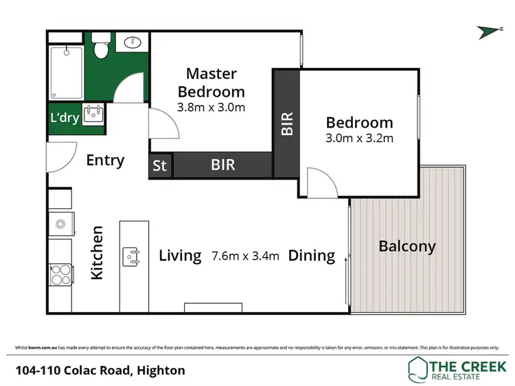 Floorplan of Homely house listing, 2401/104 Colac Road, Highton VIC 3216