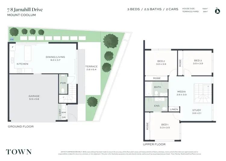 Floorplan of Homely unit listing, 7/8 Jarnahill Drive, Mount Coolum QLD 4573