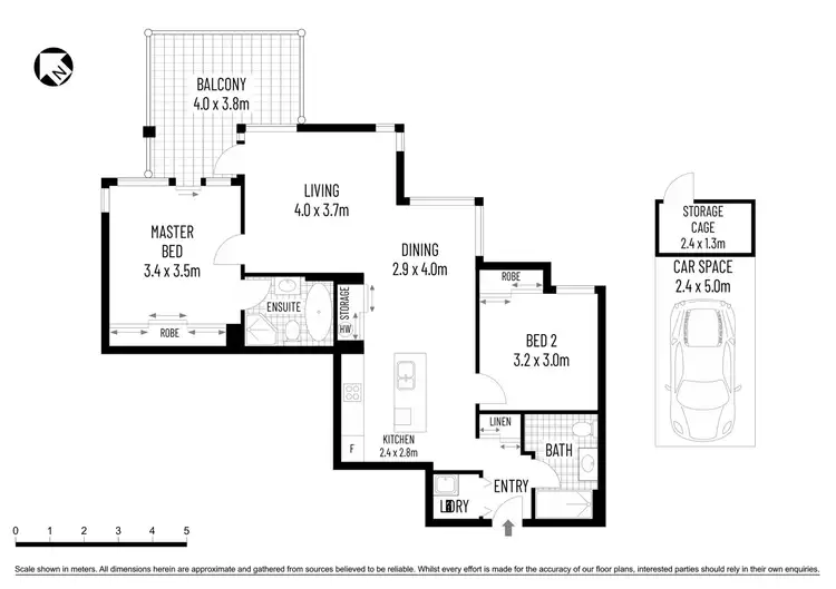 Floorplan of Homely apartment listing, 11/10 Drovers Way, Lindfield NSW 2070