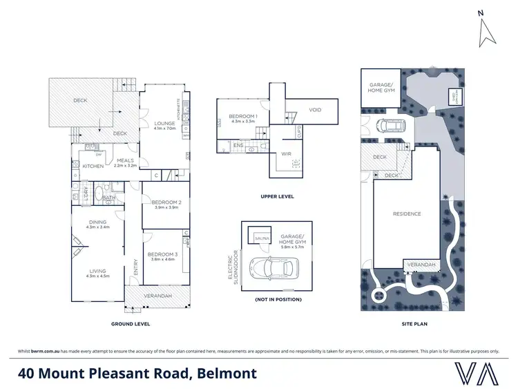 Floorplan of Homely house listing, 40 Mount Pleasant Road, Belmont VIC 3216
