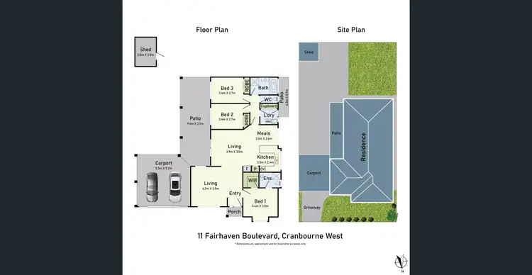 Floorplan of Homely house listing, 11 Fairhaven Boulevard, Cranbourne West VIC 3977