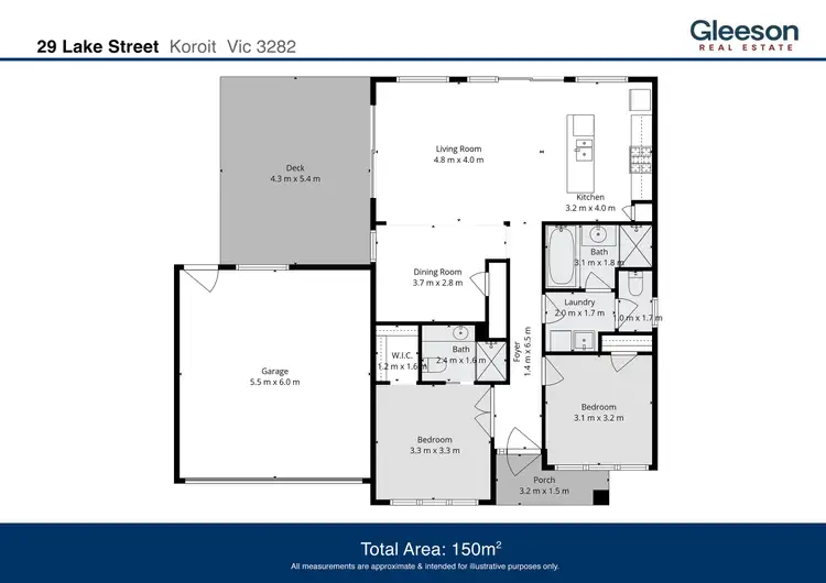 Floorplan of Homely townhouse listing, 29 Lake Street, Koroit VIC 3282