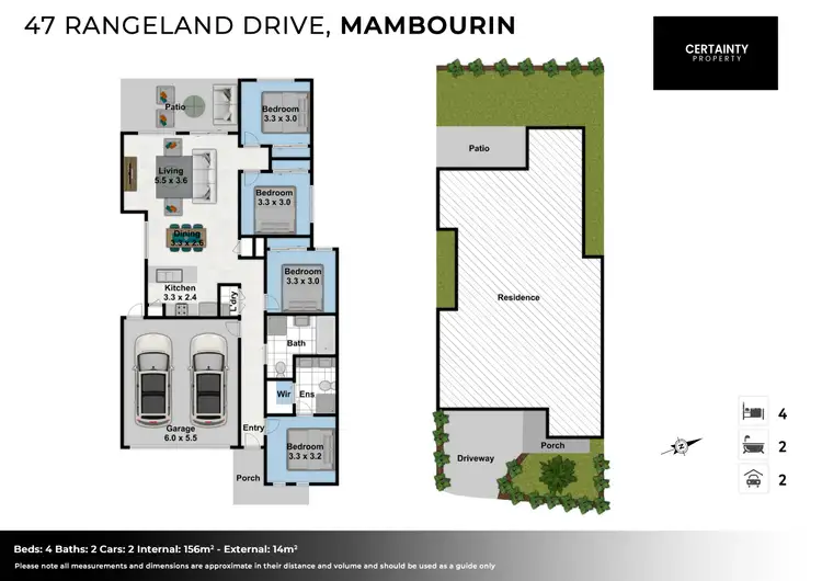Floorplan of Homely house listing, 47 Rangeland Street, Mambourin VIC 3024