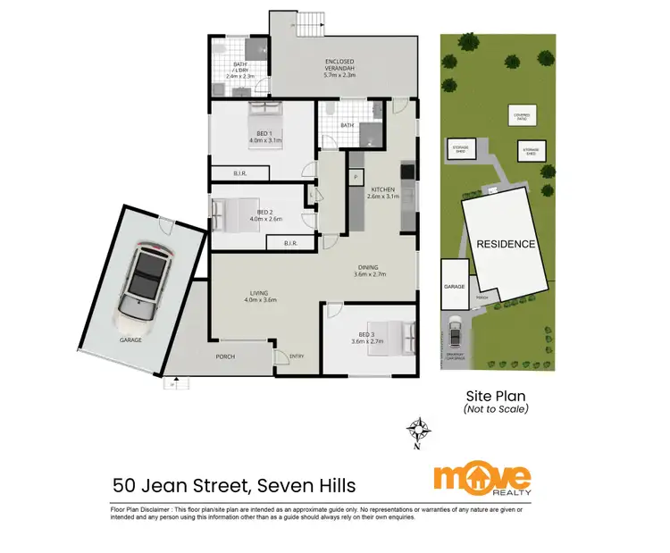 Floorplan of Homely house listing, 50 Jean Street, Seven Hills NSW 2147