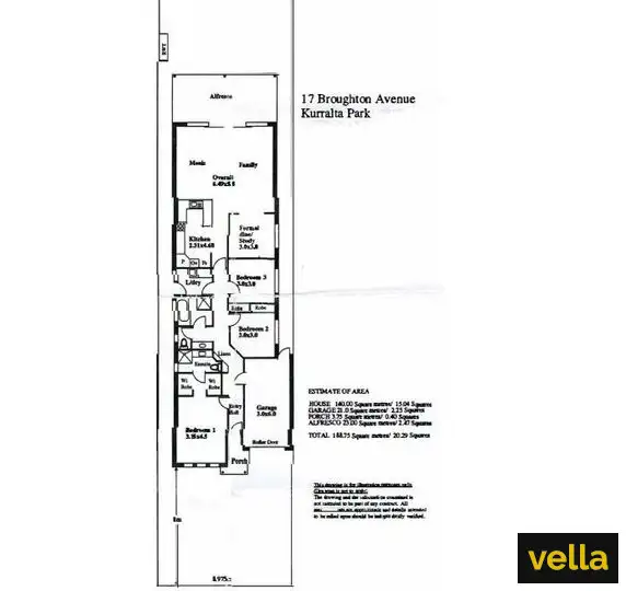 Floorplan of Homely house listing, 17 Broughton Avenue, Kurralta Park SA 5037