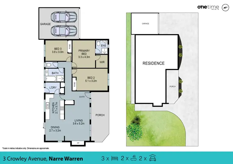 Floorplan of Homely house listing, 3 Crowley Avenue, Narre Warren VIC 3805
