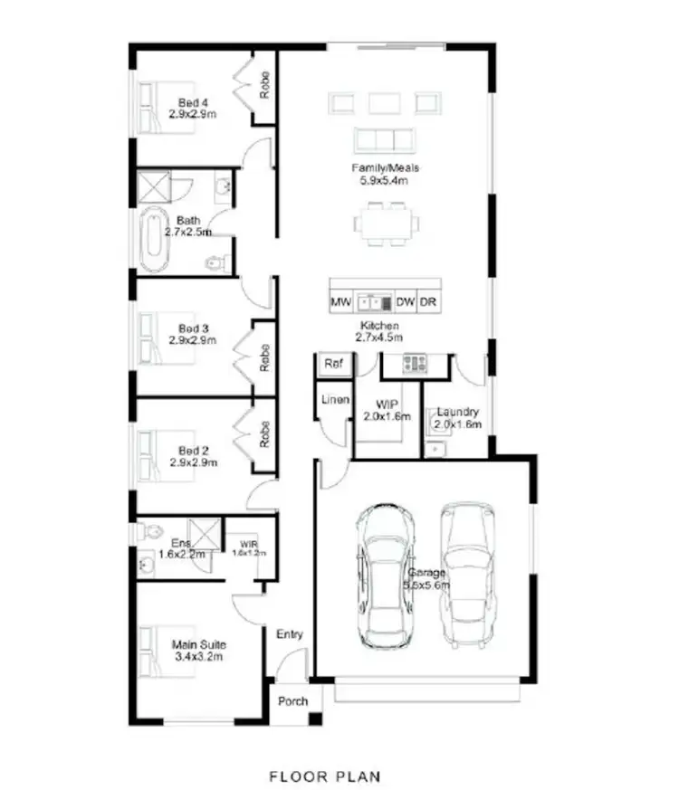Floorplan of Homely house listing, Address available on request