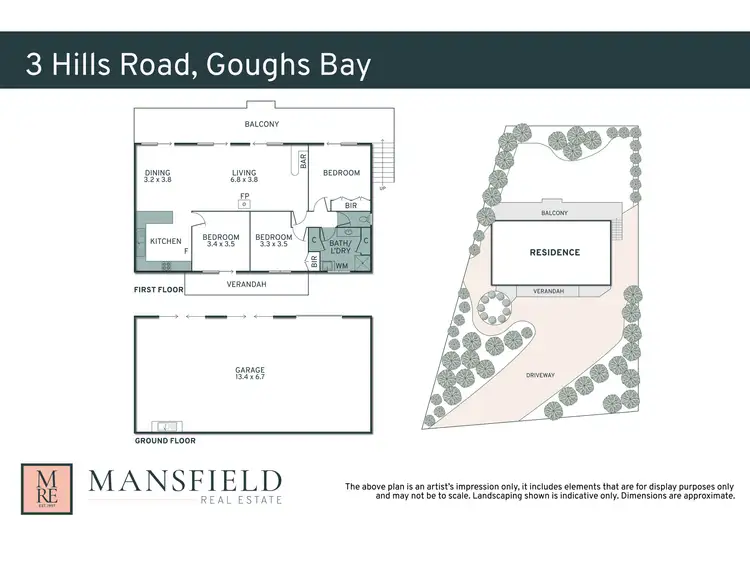 Floorplan of Homely house listing, 3 Hills Road, Goughs Bay VIC 3723