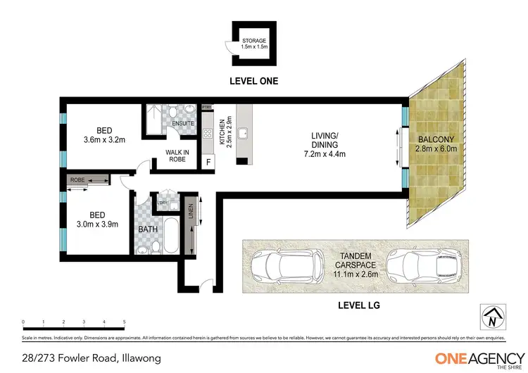 Floorplan of Homely unit listing, 28/273A Fowler Road, Illawong NSW 2234