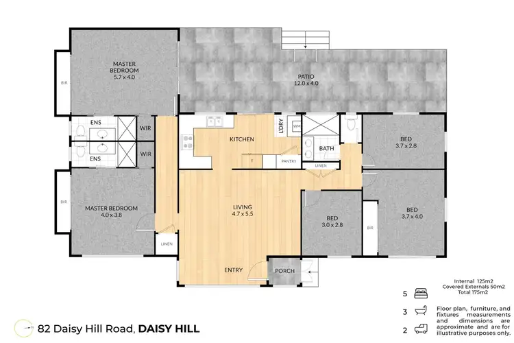 Floorplan of Homely house listing, 82 Daisy Hill Road, Daisy Hill QLD 4127