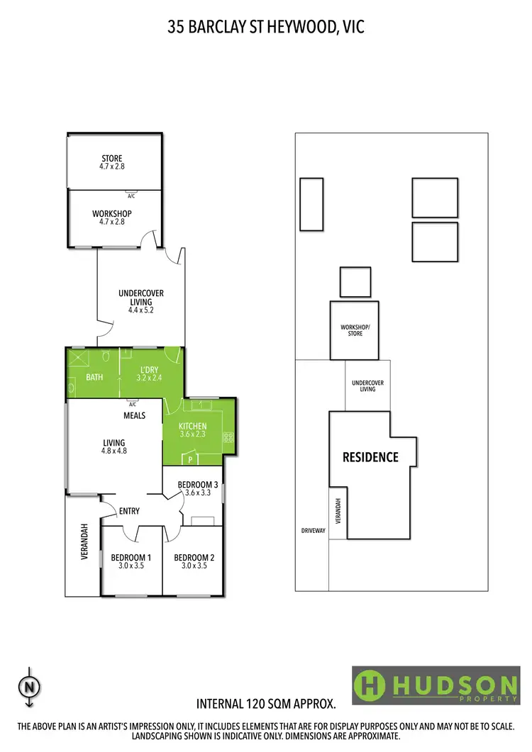 Floorplan of Homely house listing, 35 Barclay Street, Heywood VIC 3304
