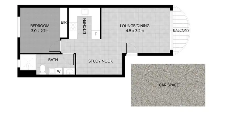 Floorplan of Homely unit listing, 2/2753 Gold Coast Highway, Broadbeach QLD 4218