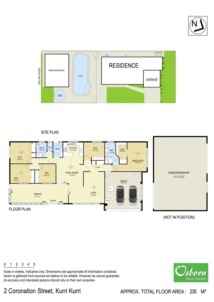 Floorplan of Homely house listing, 2 Coronation Street, Kurri Kurri NSW 2327