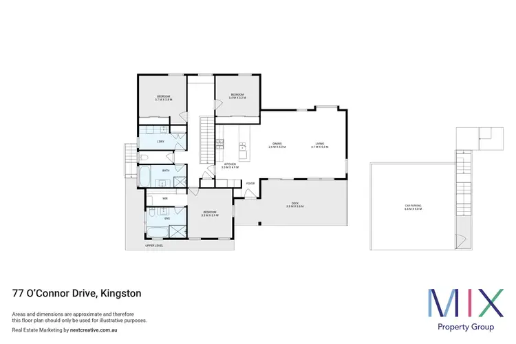 Floorplan of Homely unit listing, 77 Oconnor Drive, Kingston TAS 7050