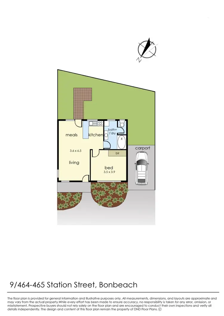 Floorplan of Homely flat listing, 9/464 Station Street, Bonbeach VIC 3196