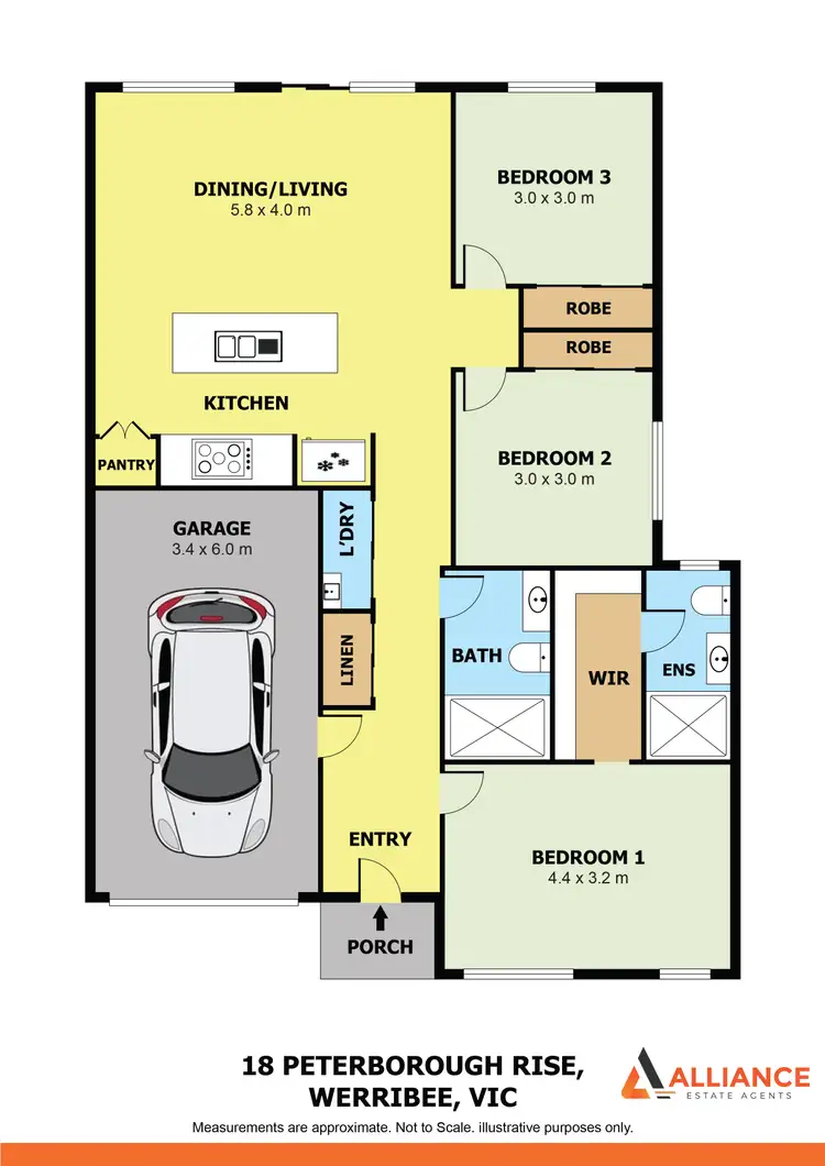 Floorplan of Homely house listing, 18 Peterborough Rise, Werribee VIC 3030