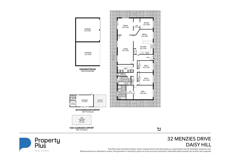 Floorplan of Homely rural property listing, 32 Menzies Drive, Daisy Hill VIC 3465