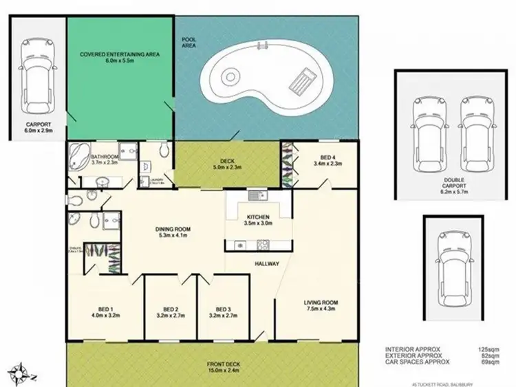 Floorplan of Homely house listing, 45 Tuckett Road, Salisbury QLD 4107