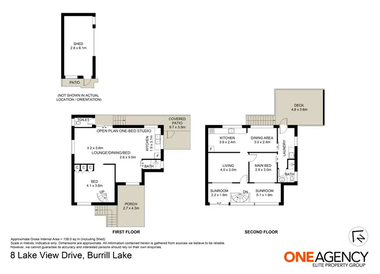 Floorplan of Homely house listing, 8 Lake View Drive, Burrill Lake NSW 2539