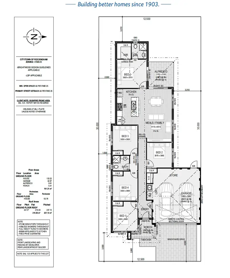 Floorplan of Homely house listing, 5 Cloudburst Avenue, Baldivis WA 6171
