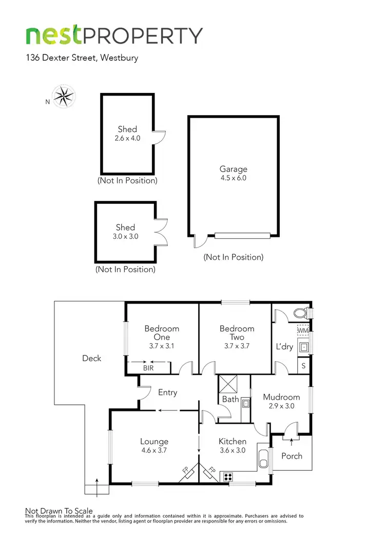 Floorplan of Homely house listing, 136 Dexter Street, Westbury TAS 7303