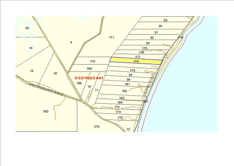 Floorplan of Homely rural property listing, LOT 178 Osmanli Road, D'estrees Bay SA 5223