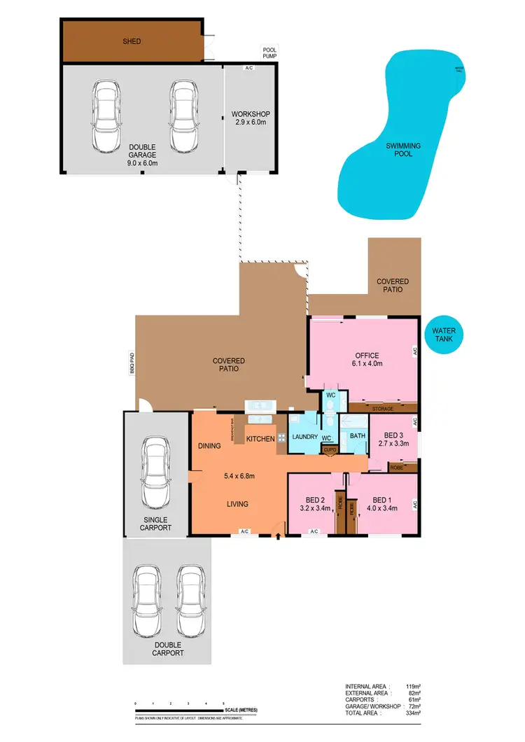 Floorplan of Homely house listing, 68 Trafalgar Road, Mount Sheridan QLD 4868