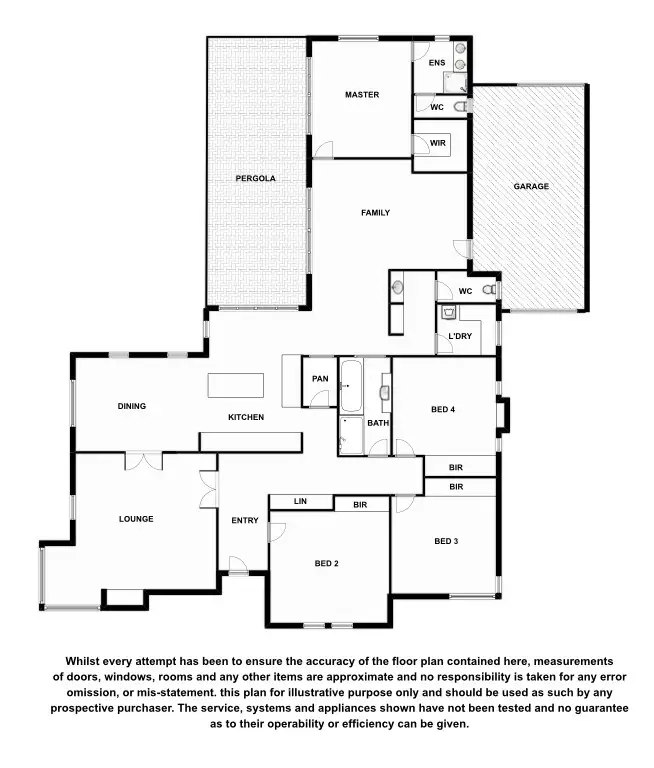 Floorplan of Homely house listing, 41 FERRERS STREET, Mount Gambier SA 5290