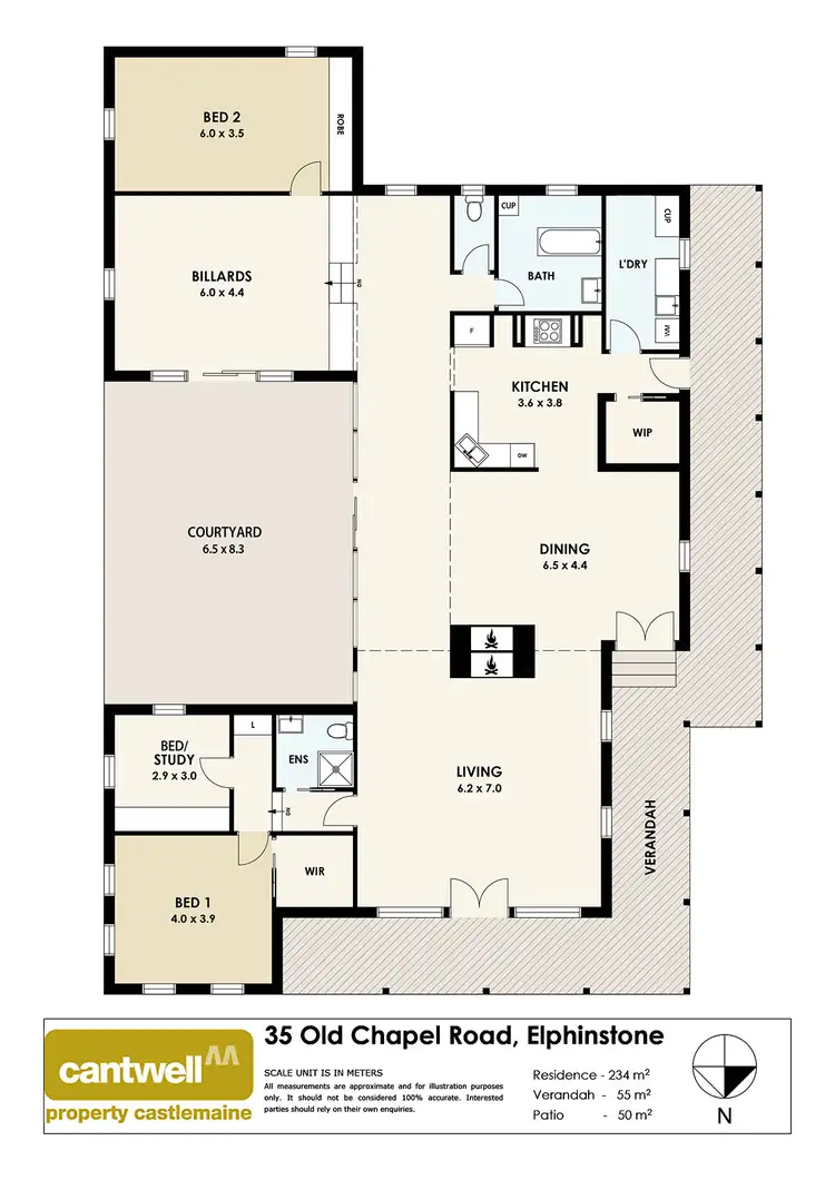 Floorplan of Homely house listing, 35 Old Chapel Lane, Elphinstone VIC 3448
