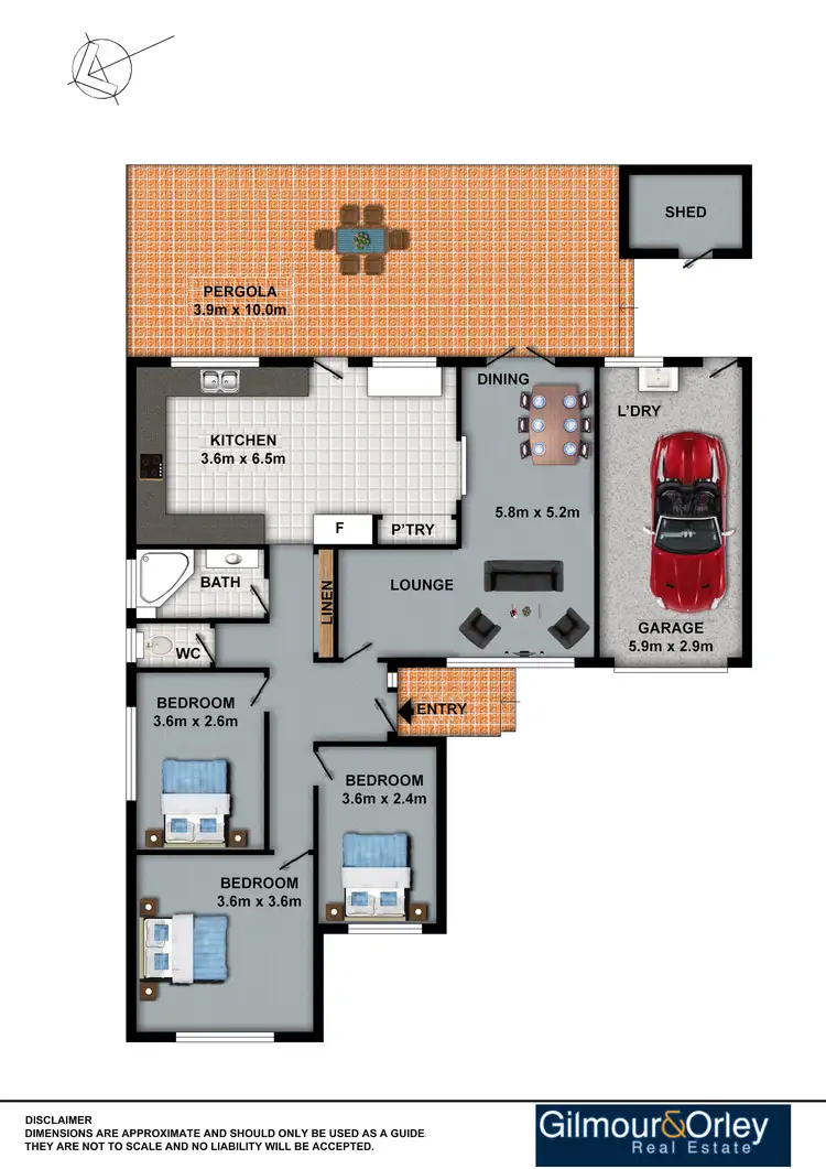Floorplan of Homely house listing, 33 Chalet Road, Kellyville NSW 2155