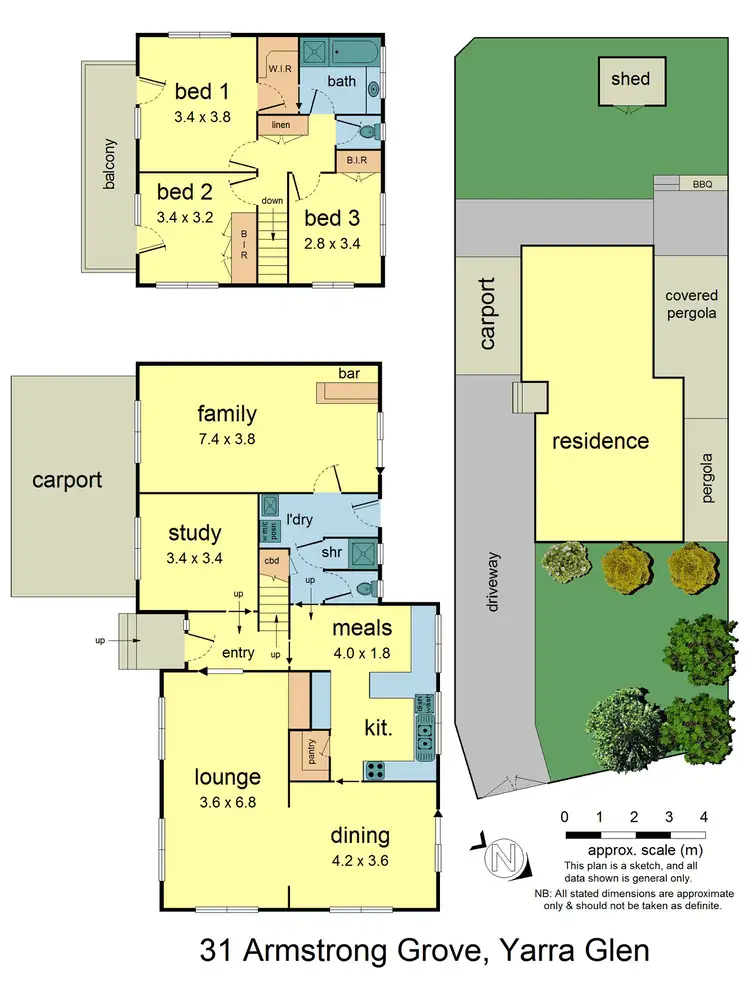 Floorplan of Homely house listing, 31 Armstrong Grove, Yarra Glen VIC 3775