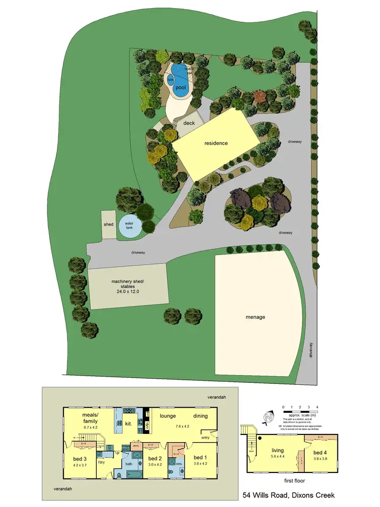 Floorplan of Homely house listing, 54 Wills Road, Dixons Creek VIC 3775