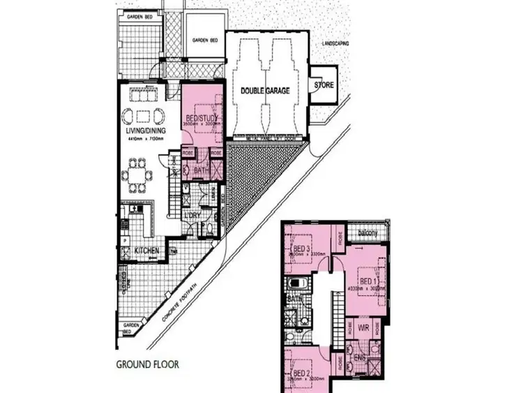 Floorplan of Homely house listing, 3/46 Leschenault Blvd, Munster WA 6166