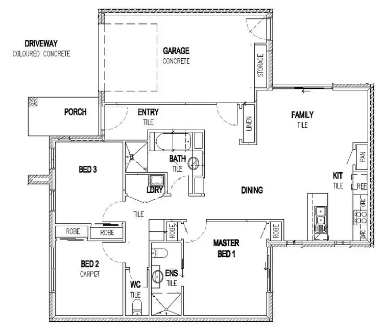 Floorplan of Homely house listing, 6 The Oaks Avenue, Pakenham VIC 3810