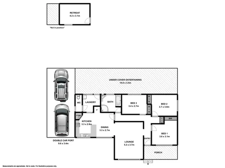 Floorplan of Homely house listing, 11 Ride Avenue, Benalla VIC 3672