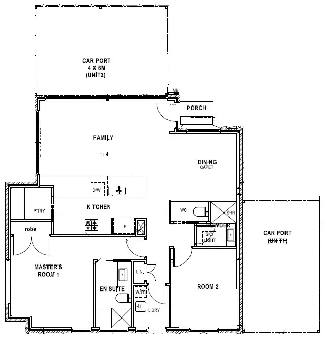 Floorplan of Homely unit listing, 13A Parkland Avenue, Hampton Park VIC 3976