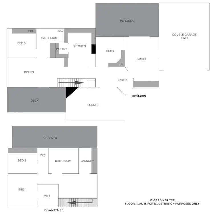 Floorplan of Homely house listing, 15 Gardiner Terrace, Mount Gambier SA 5290