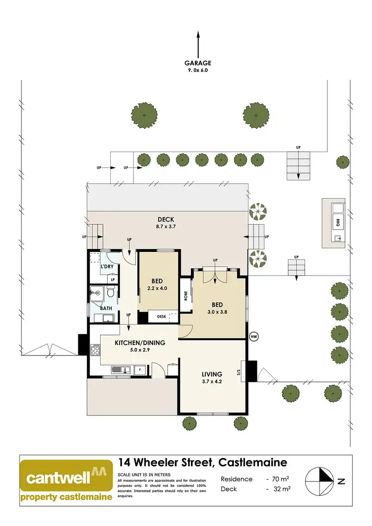 Floorplan of Homely house listing, 14 Wheeler Street, Castlemaine VIC 3450