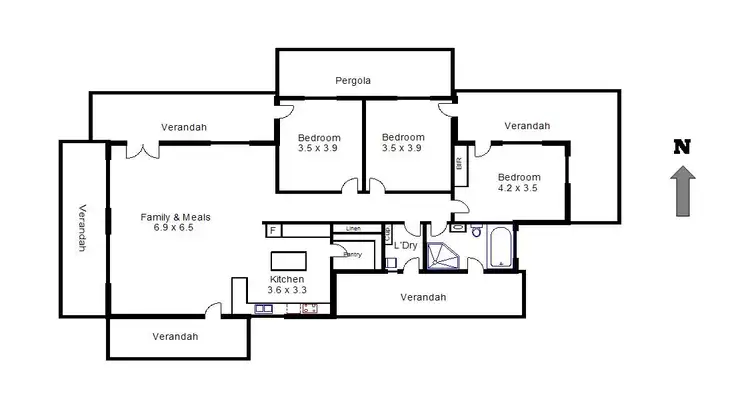 Floorplan of Homely rural property listing, 574 Doug Road, Penneshaw SA 5222